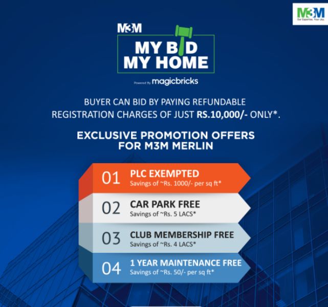 Buying your dream home can't get easier and cheaper than this at M3M Home in Gurgaon